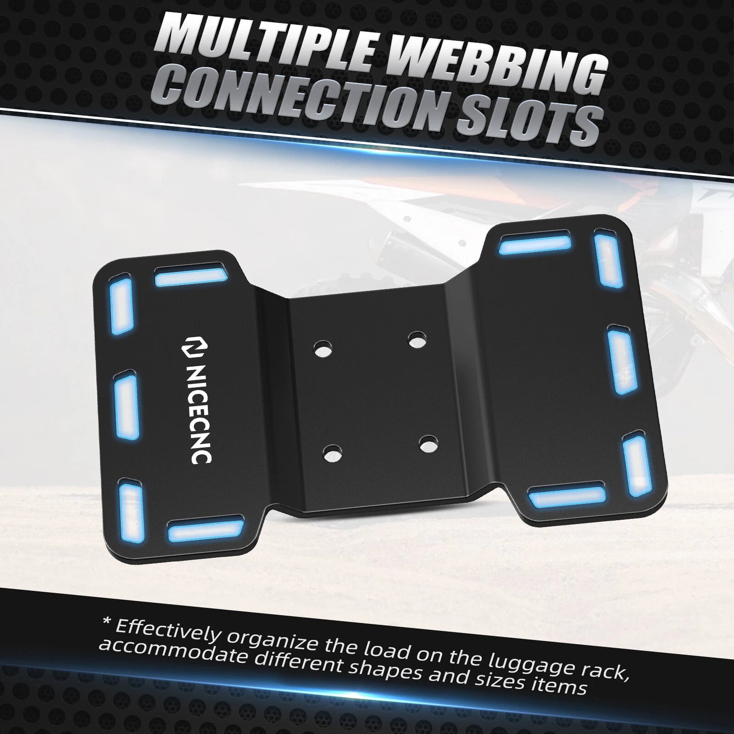 Rear Tail Rack Bracket for Yamaha YZ125 YZ250 YZ250F YZ450F WR250F WR450F (2001-2023)