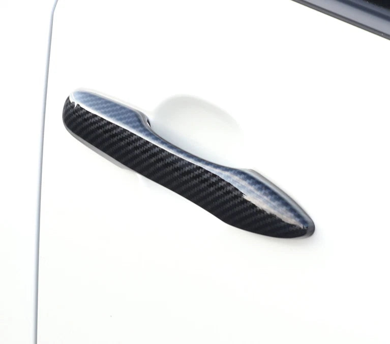 Carbon Fiber Door Handle Cover Trim for Toyota Corolla 2019-2024
