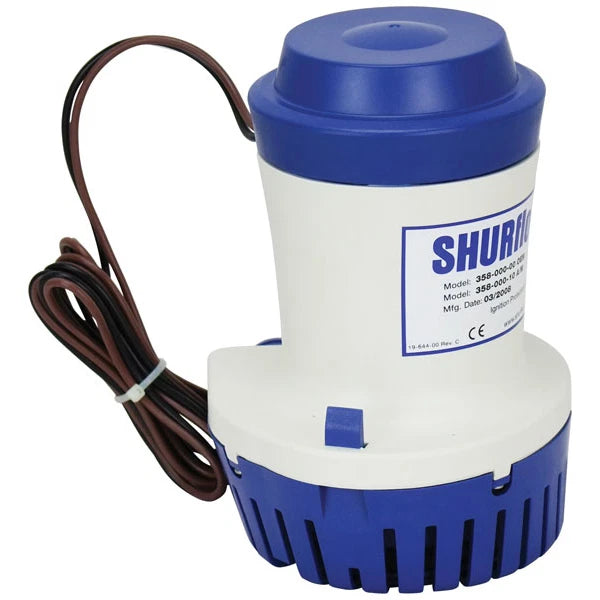 Bilge Pump for Boats Shurflo 2000, 12V, 3.5GPM, Compatible with Various Models