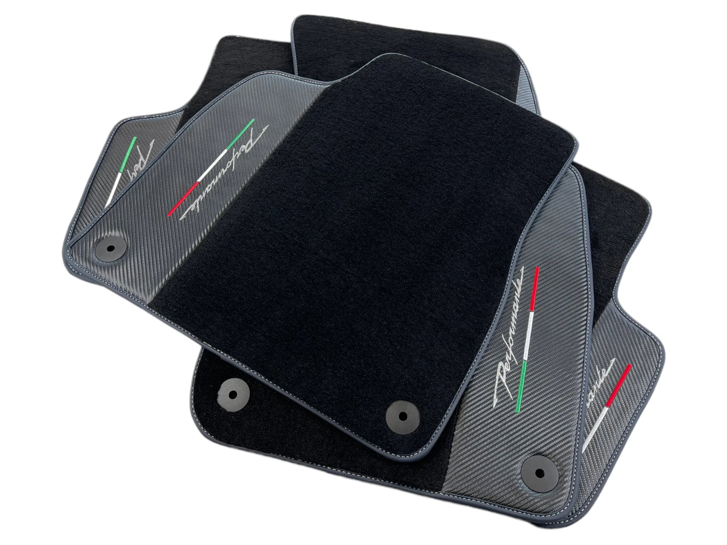 Floor Mats for Lamborghini URUS 2018-2023 Performante Carbon Fiber Leather