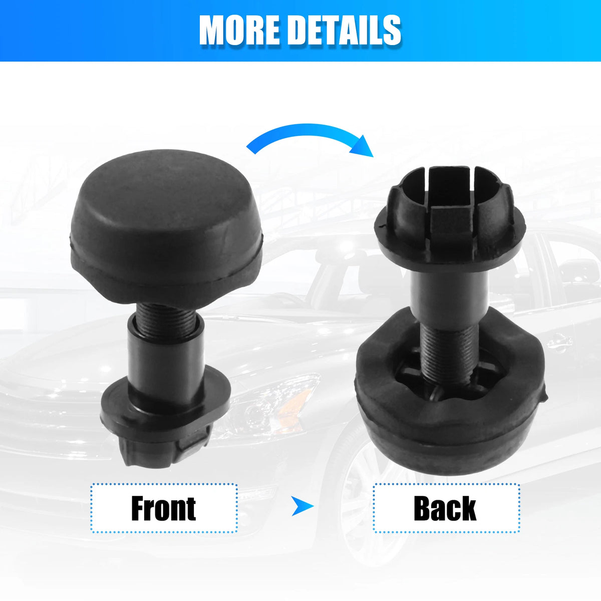 Hood Stop Cushion Bumper for Ford Focus Bronco Escape (2012-2023)
