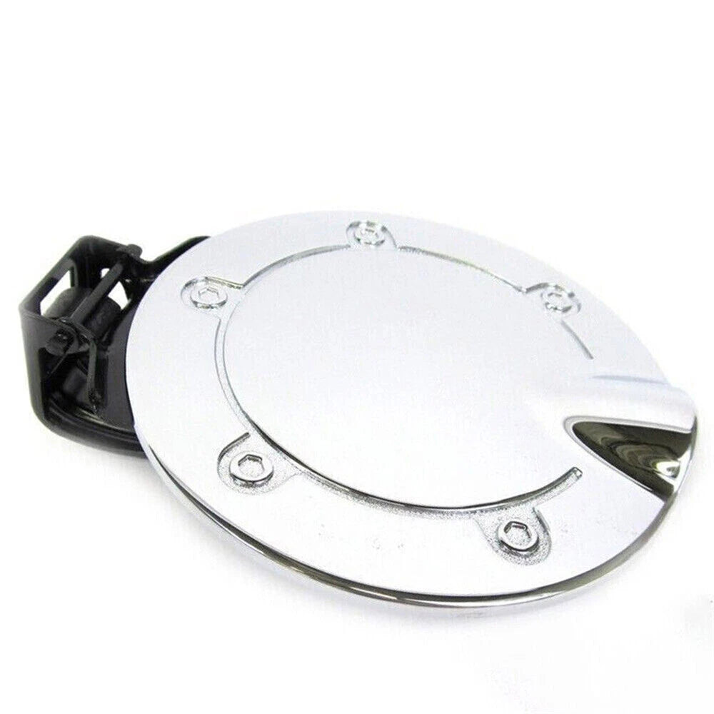 Chrome Gas Fuel Filler Door Cap for Jeep Grand Cherokee, Dodge Durango, Nitro