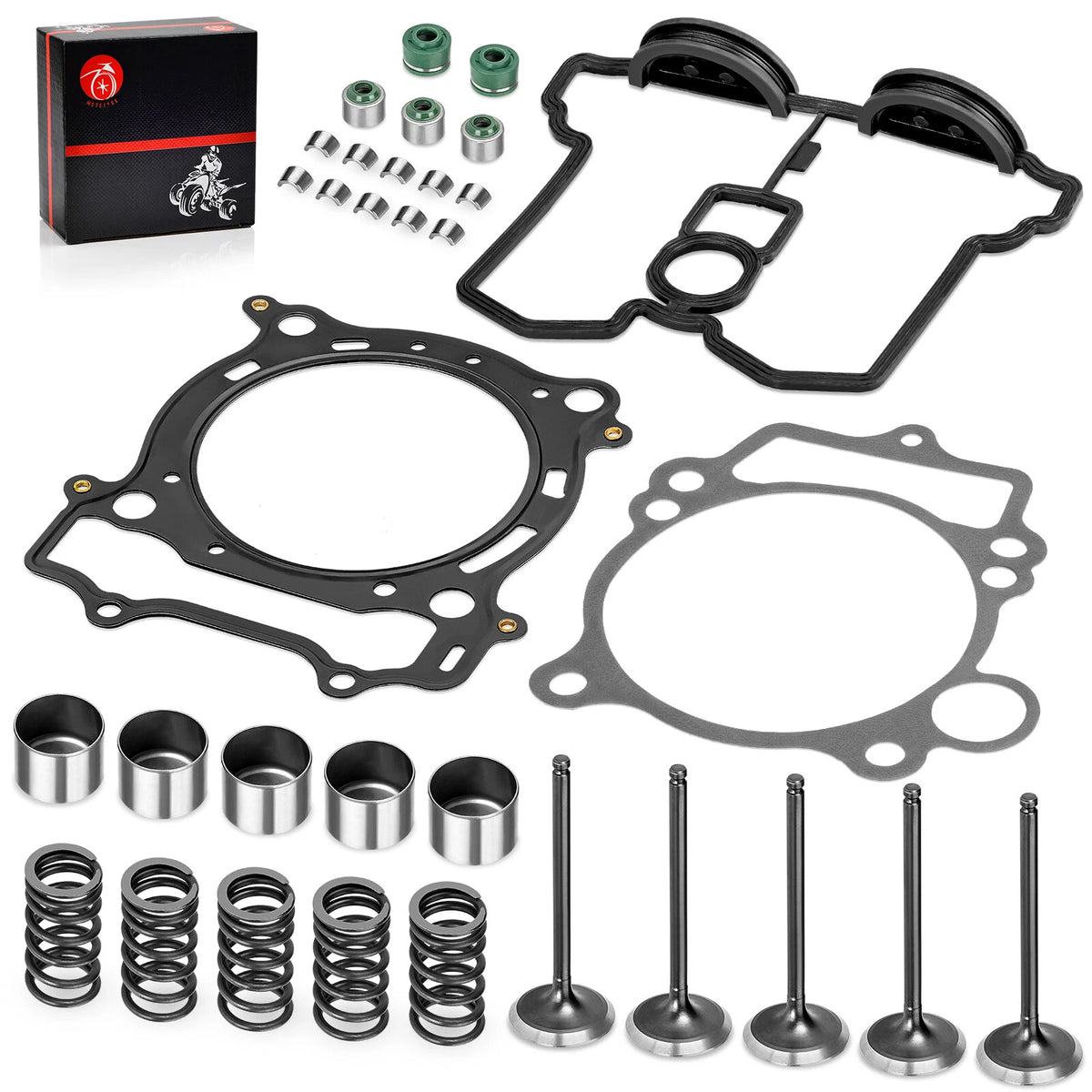 Cylinder Head Valve & Gasket Kit for Yamaha YFZ450/YZ450F
