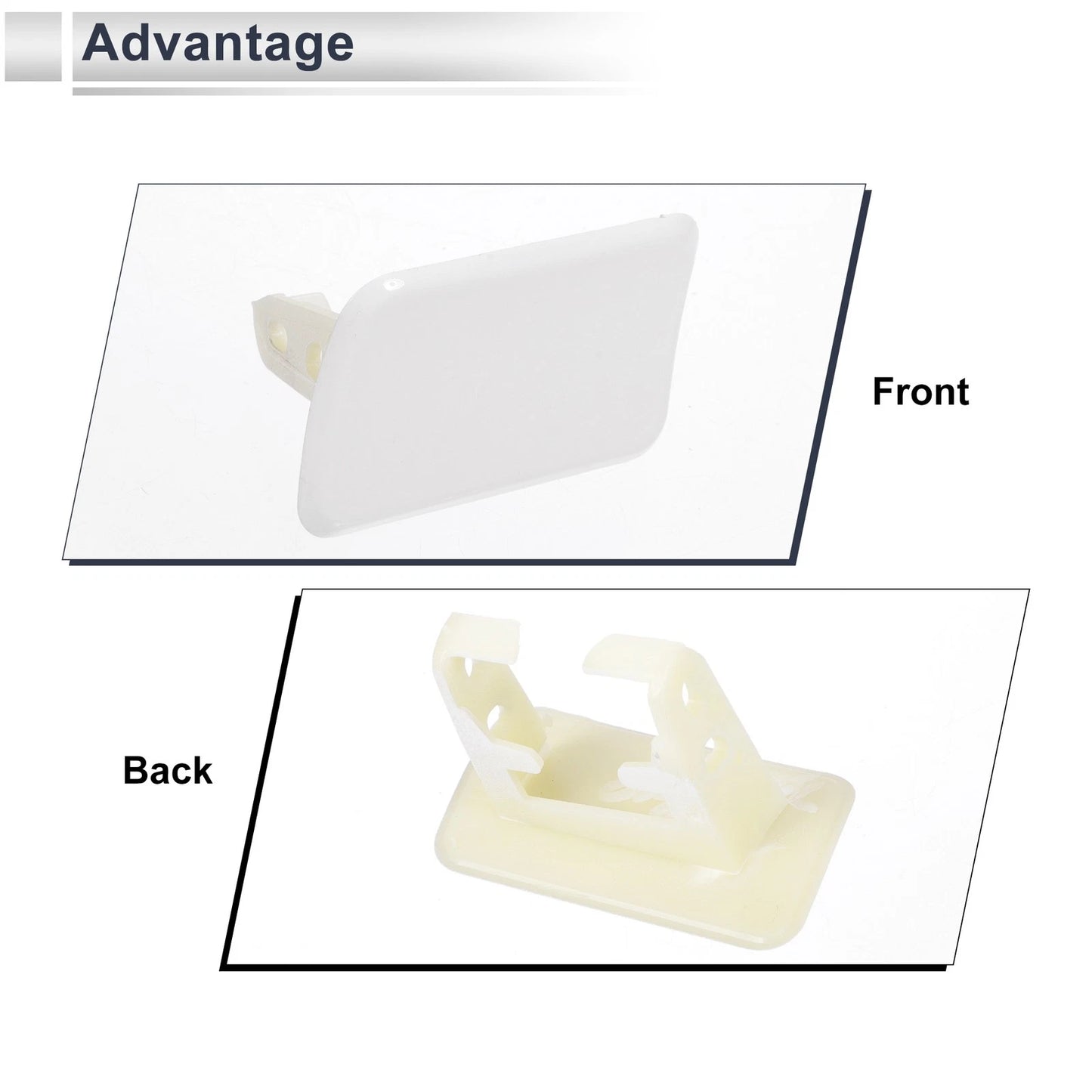 Front Left Bumper Headlight Washer Nozzle Cover for BMW X3 (2004-2010)