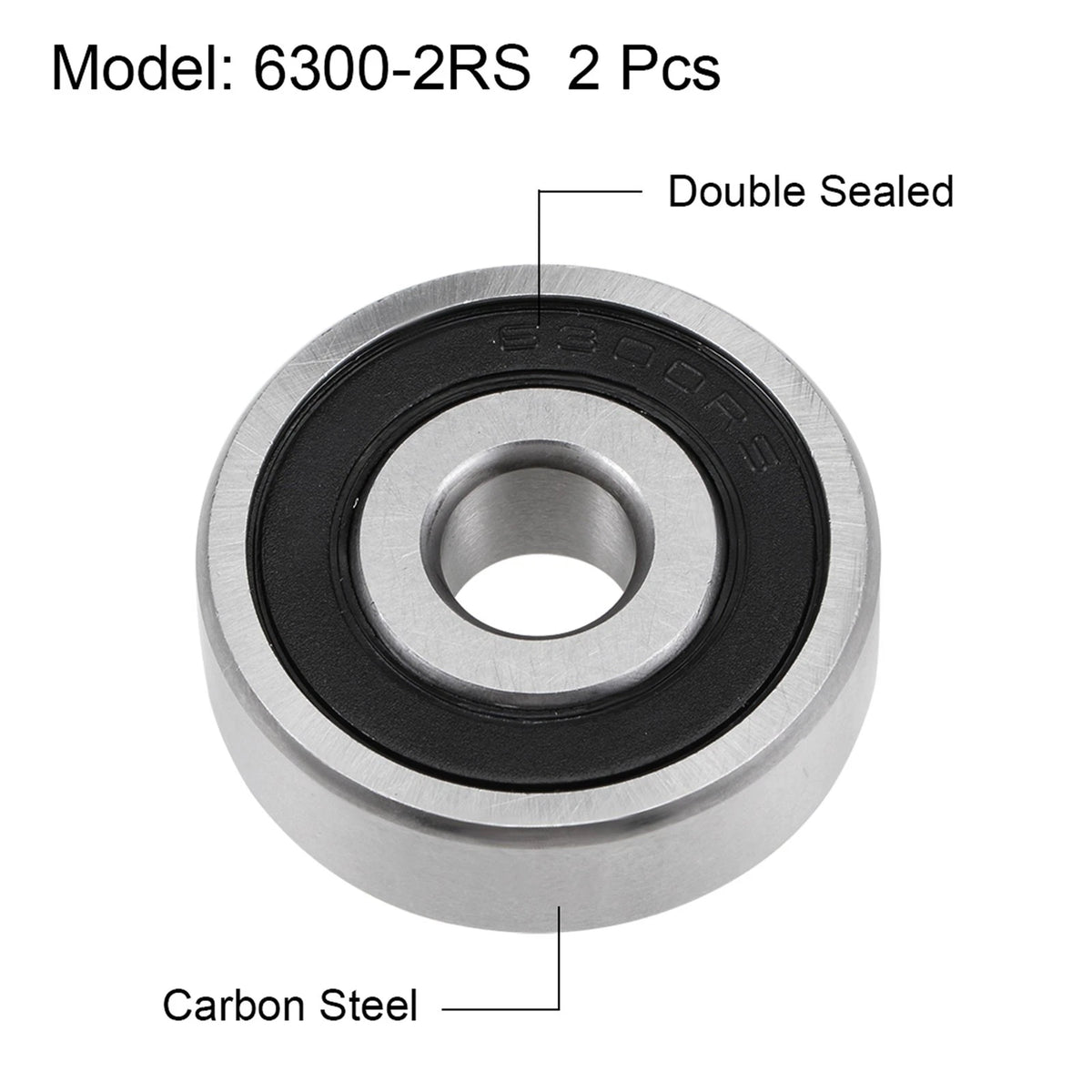 Deep Groove Ball Bearing Z2 Double Sealed Carbon Steel 10 for Make Model
