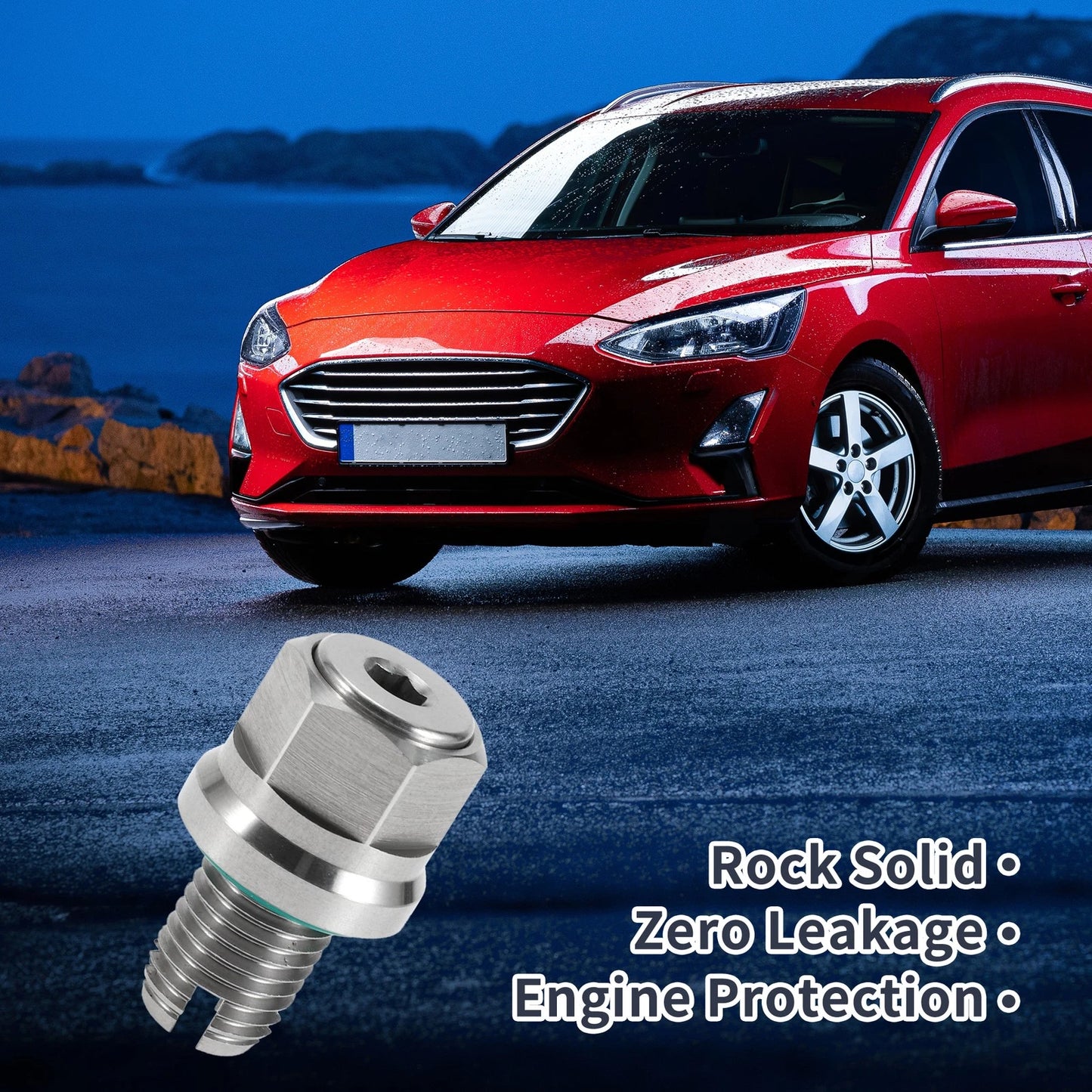 M10.4-1.25mm Copper Oil Drain Plug W/ Gasket 1x for Car & Motorcycle