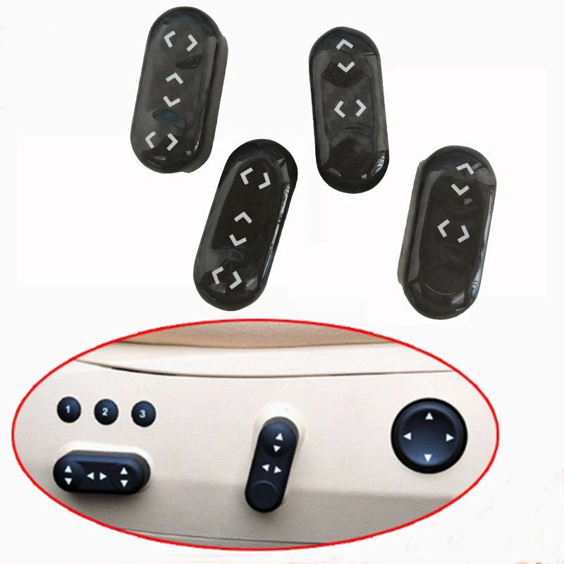 4pcs Carbon Fiber Seat Adjustment Switch Cover for Maserati GranTurismo GT