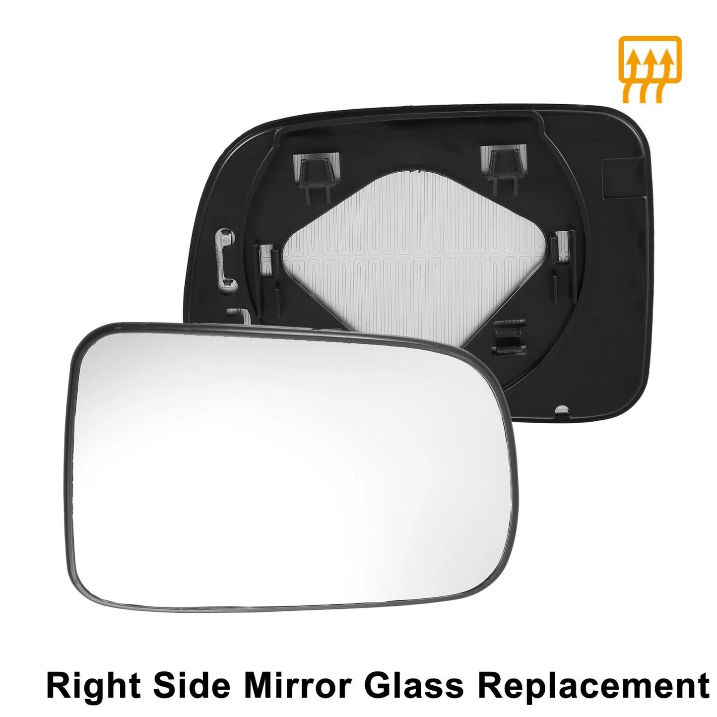 Heated Right Side Rearview Mirror Glass for Honda CR-V (1997-2006)