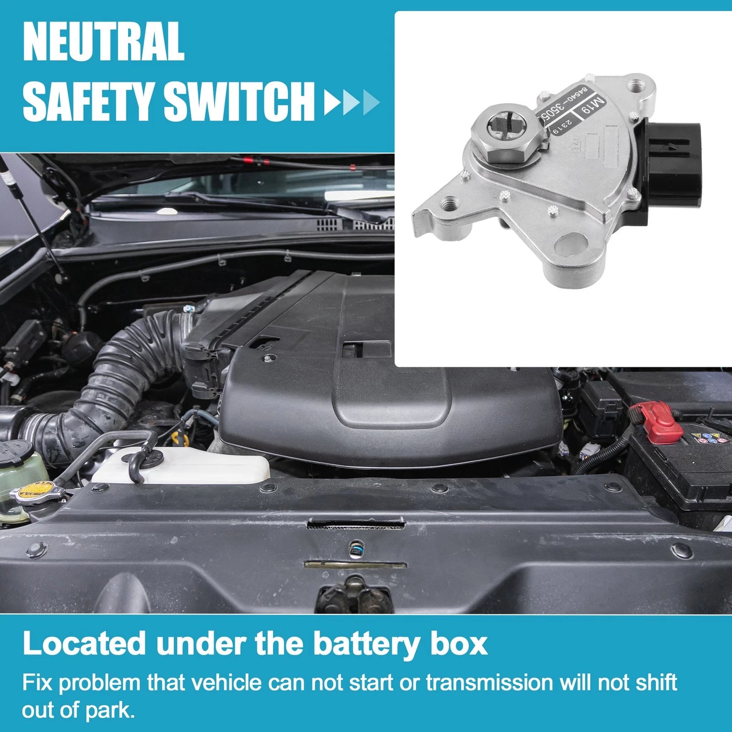 Neutral Safety Power Switch / 2.7L for Toyota Tacoma (2005–2015)