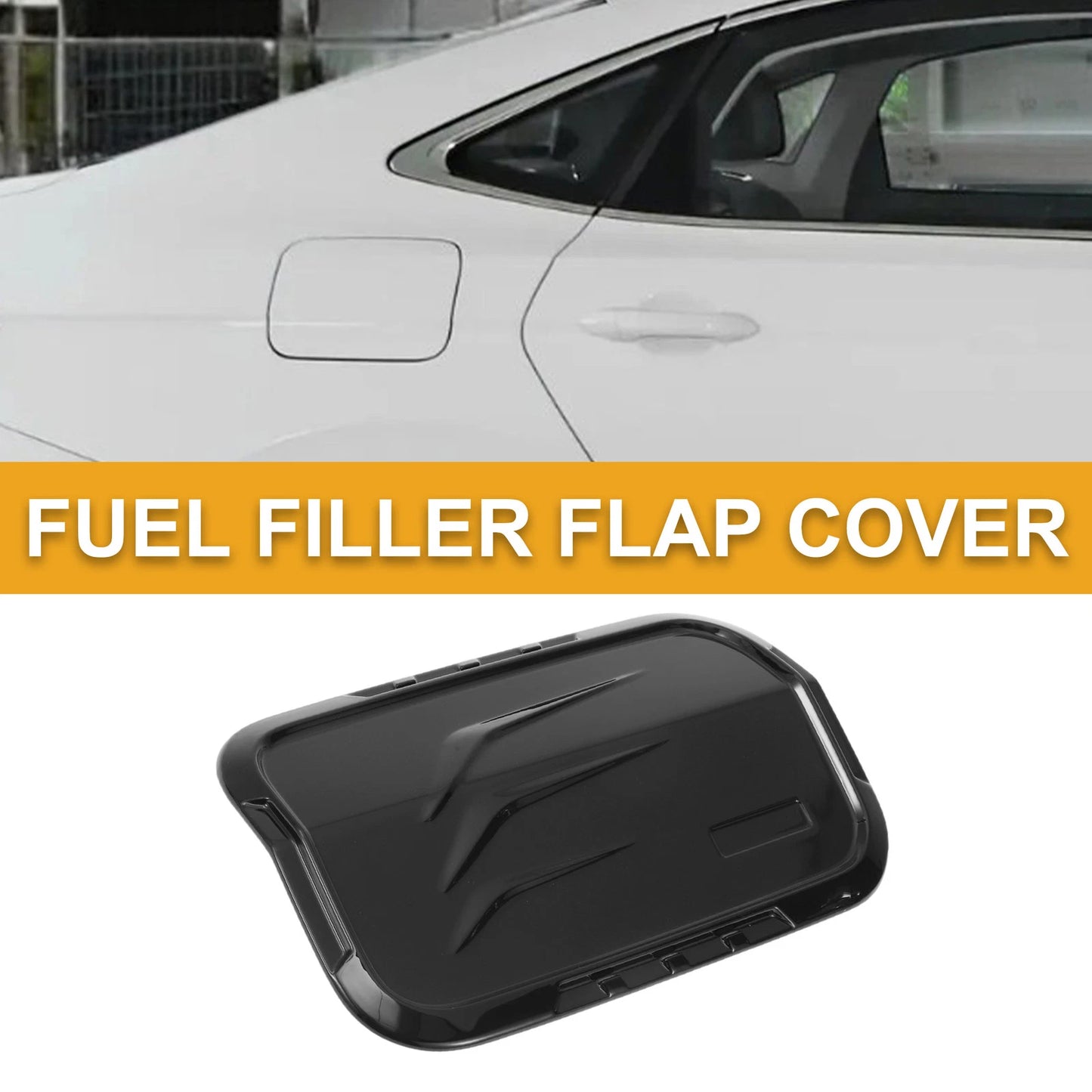 Fuel Tank Door Cap for Toyota Prado (2024-2025) Black Gas Lid