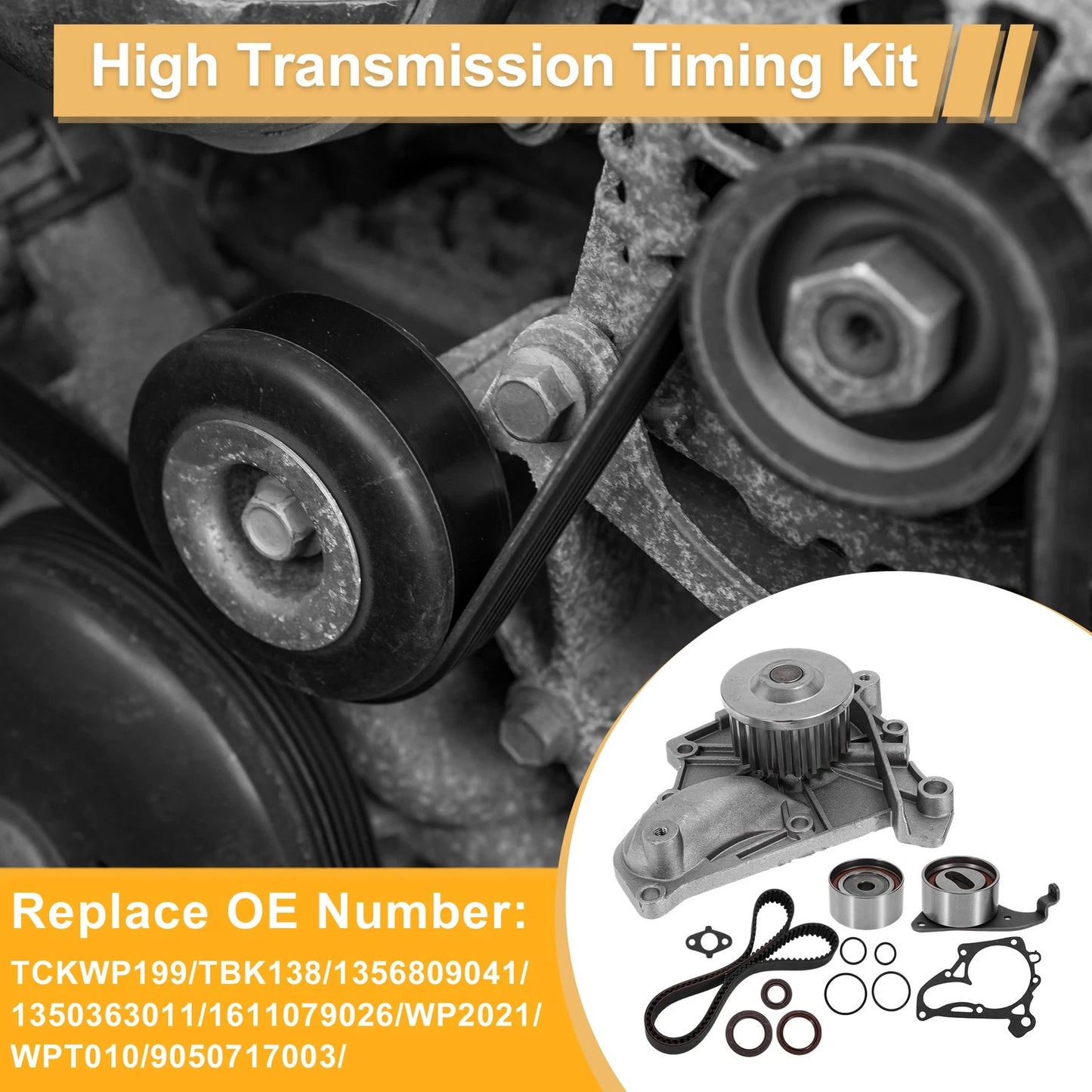 Timing Belt Water Pump for Toyota Camry (1987–1991)