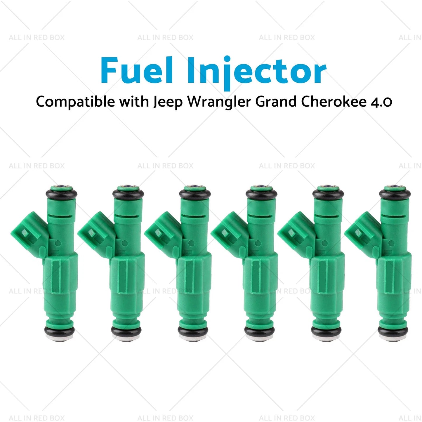 6 x Fuel Injectors for Jeep Wrangler Grand Cherokee 4.0 (1999-2004)
