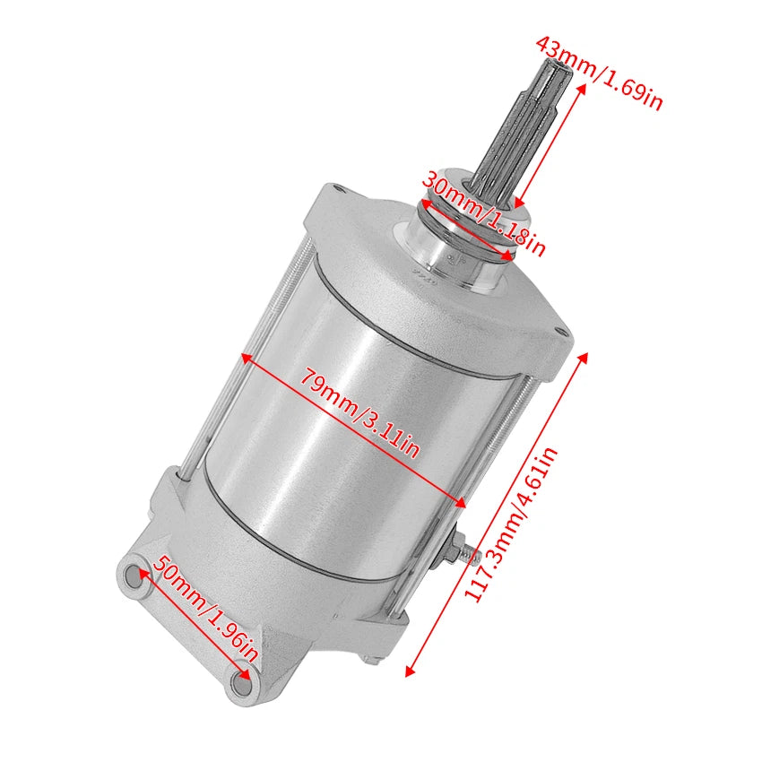 Starter for Polaris Ranger 900 XP, 1000 Crew, ACE 900, RZR 4, RZR XP 1000 (2013-2023)