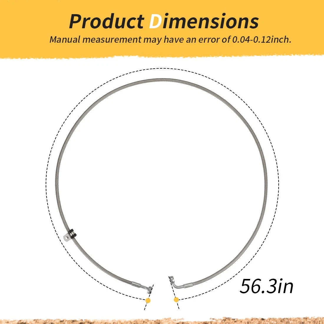 Rear Brake Line for Polaris Sportsman 550 850 Scrambler 850 XP (2013–2025)