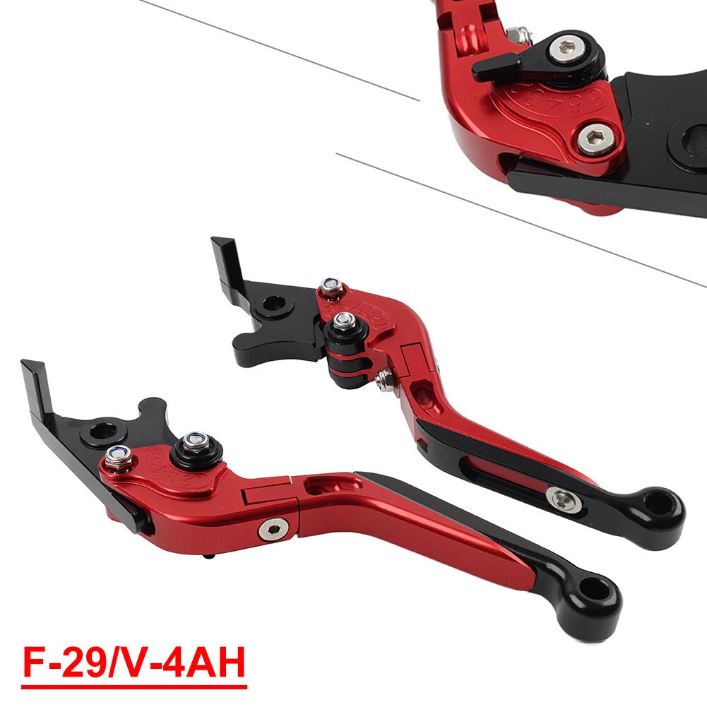 Red Extendable Brake Clutch Levers for Honda CBR600RR CBR954RR (2003-2006)