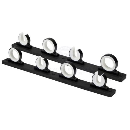 4 Rod Holder Anodized Alloy Board Mounted Fishing Storage for Relaxn Boats