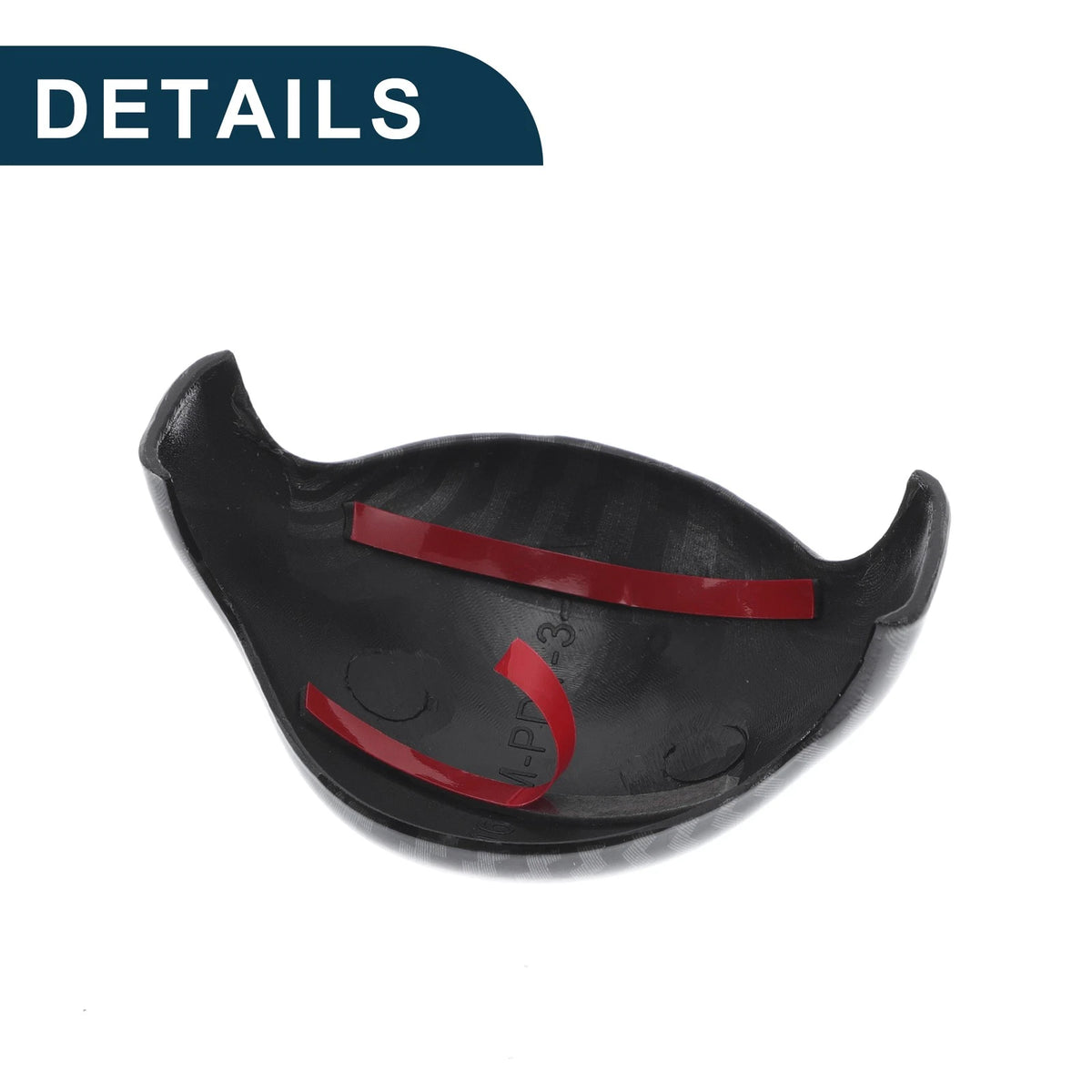 Gear Shift Knob Cover for Ford Mustang 2015-2023 Carbon Fiber Black