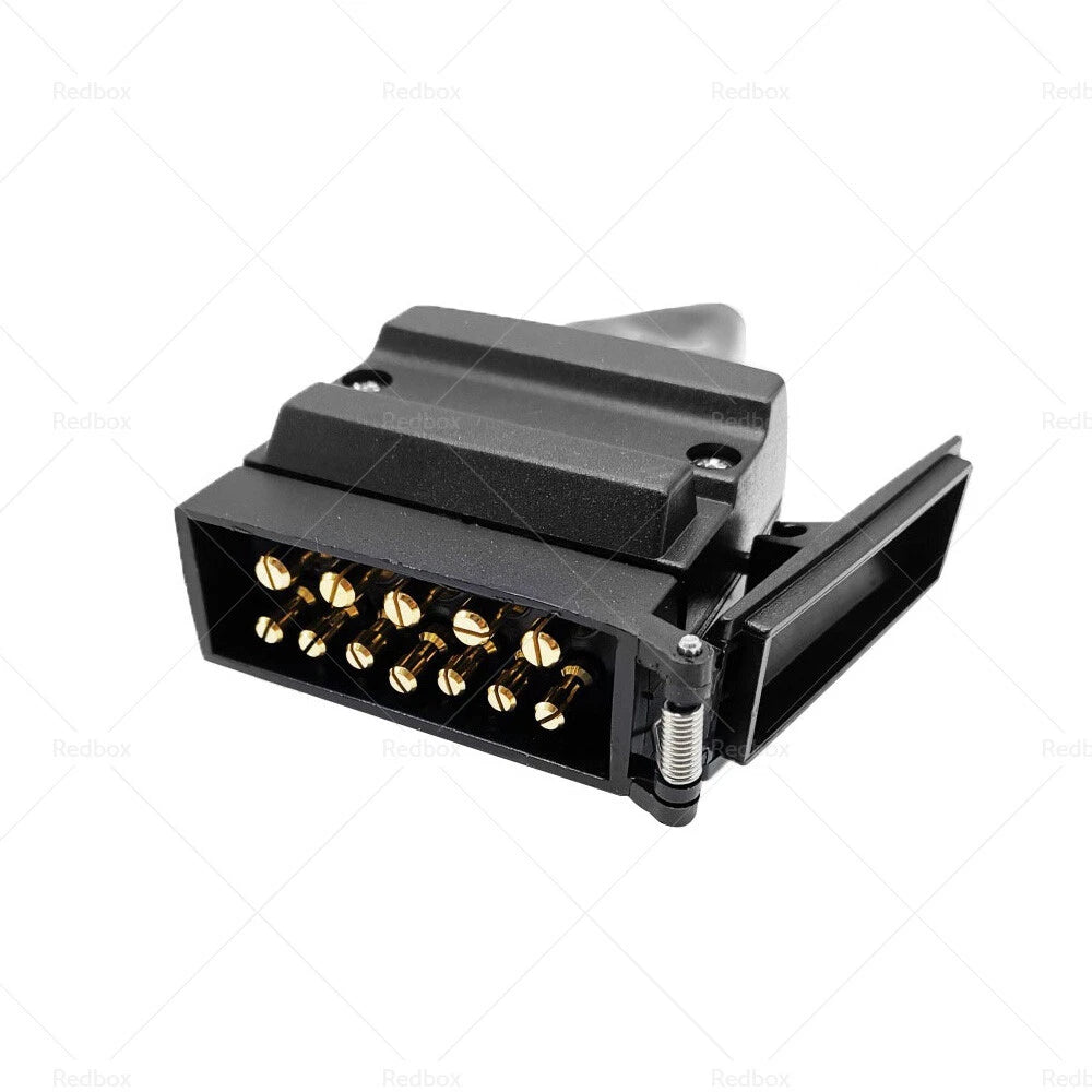 12 Pin Flat Connector Plug for Trailer Caravan Boat Vehicle