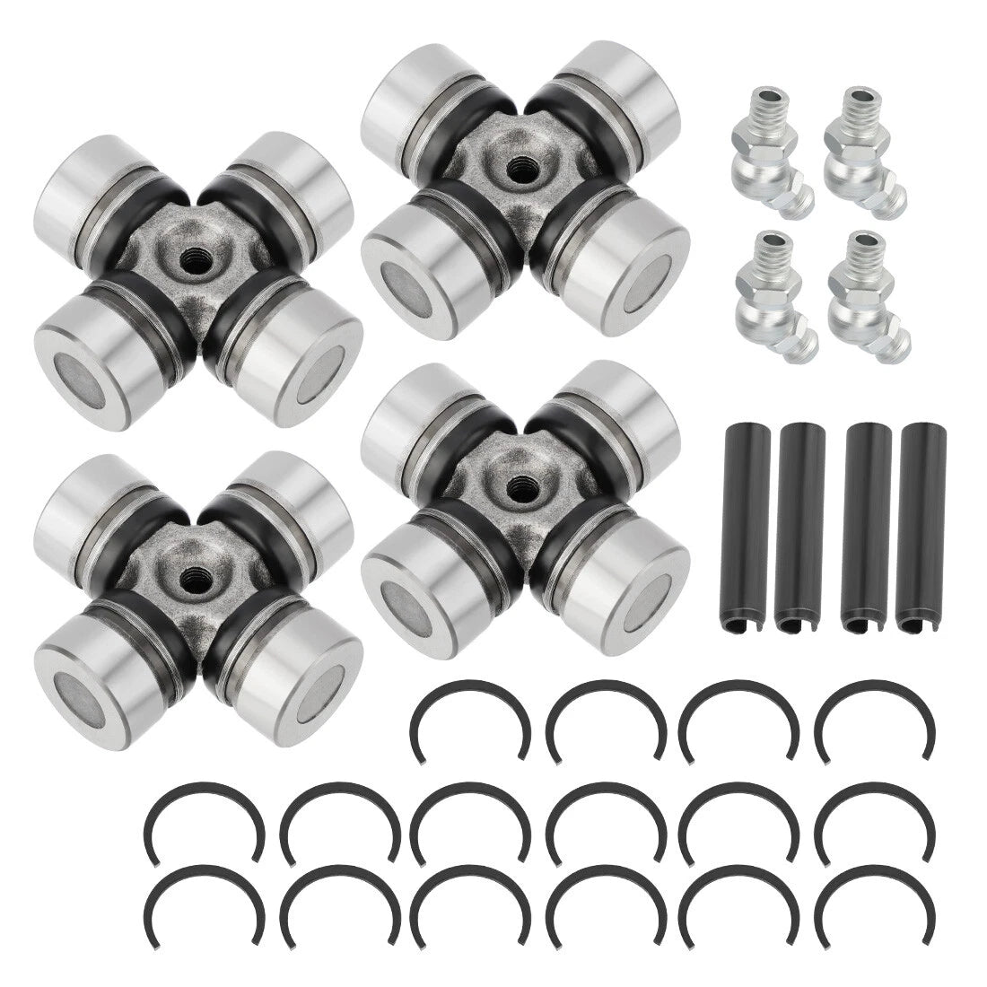 Front & Rear Prop Shaft U-Joint 4SET for Polaris Ranger 500 700 800 Diesel-900