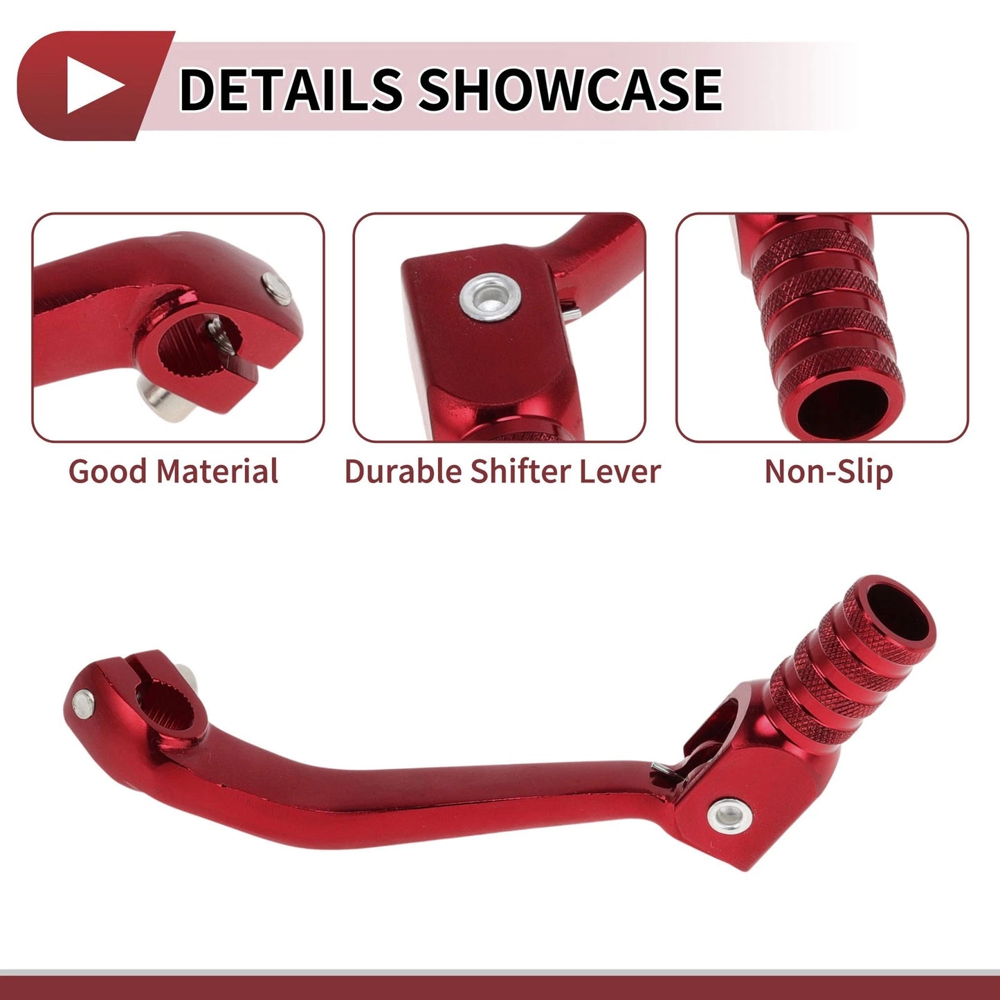 Shifter Lever Red for Honda CRF70