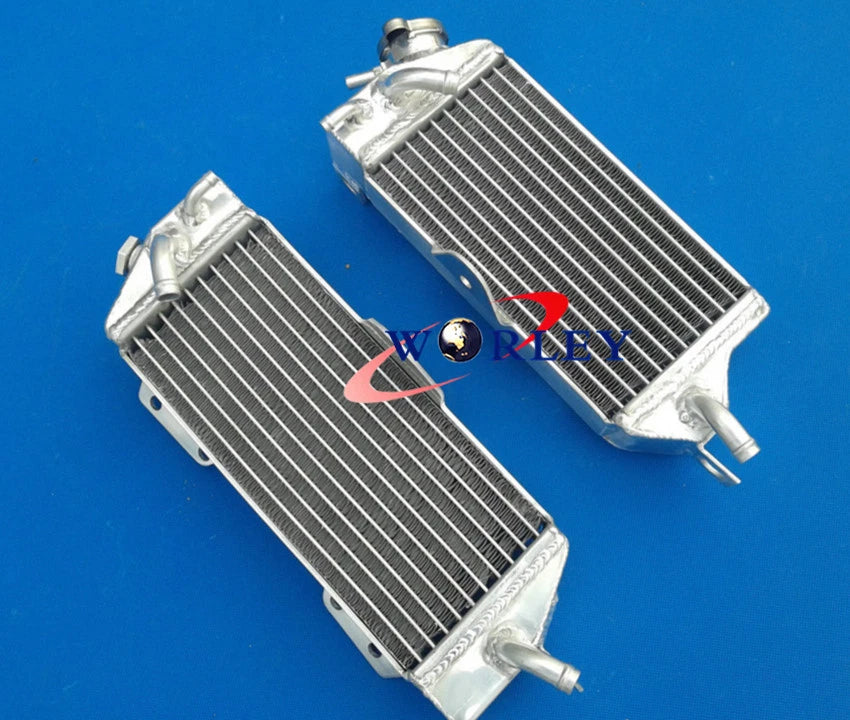 Aluminum Radiator & Black Hose for Kawasaki KX250 (1990-1993)