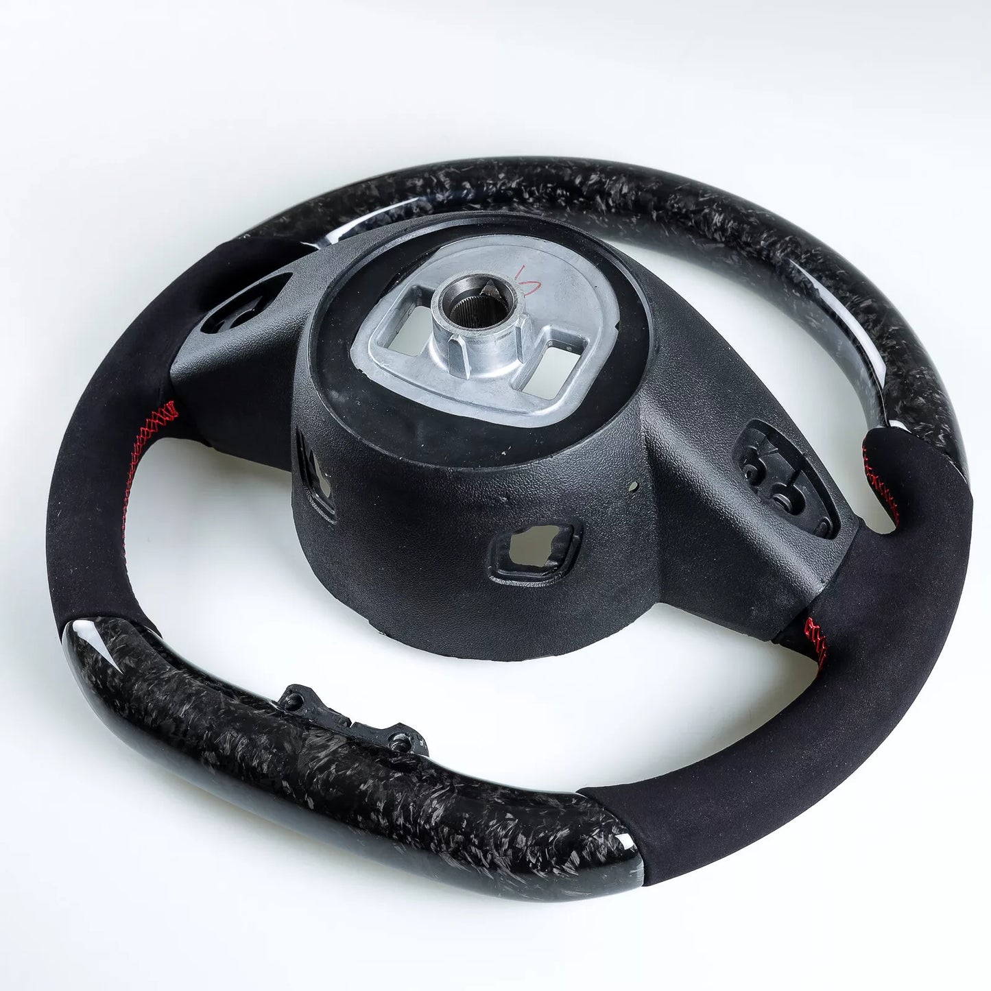 Flat Bottom Steering Wheel Suede for Mercedes Benz W205 (2015-2020)