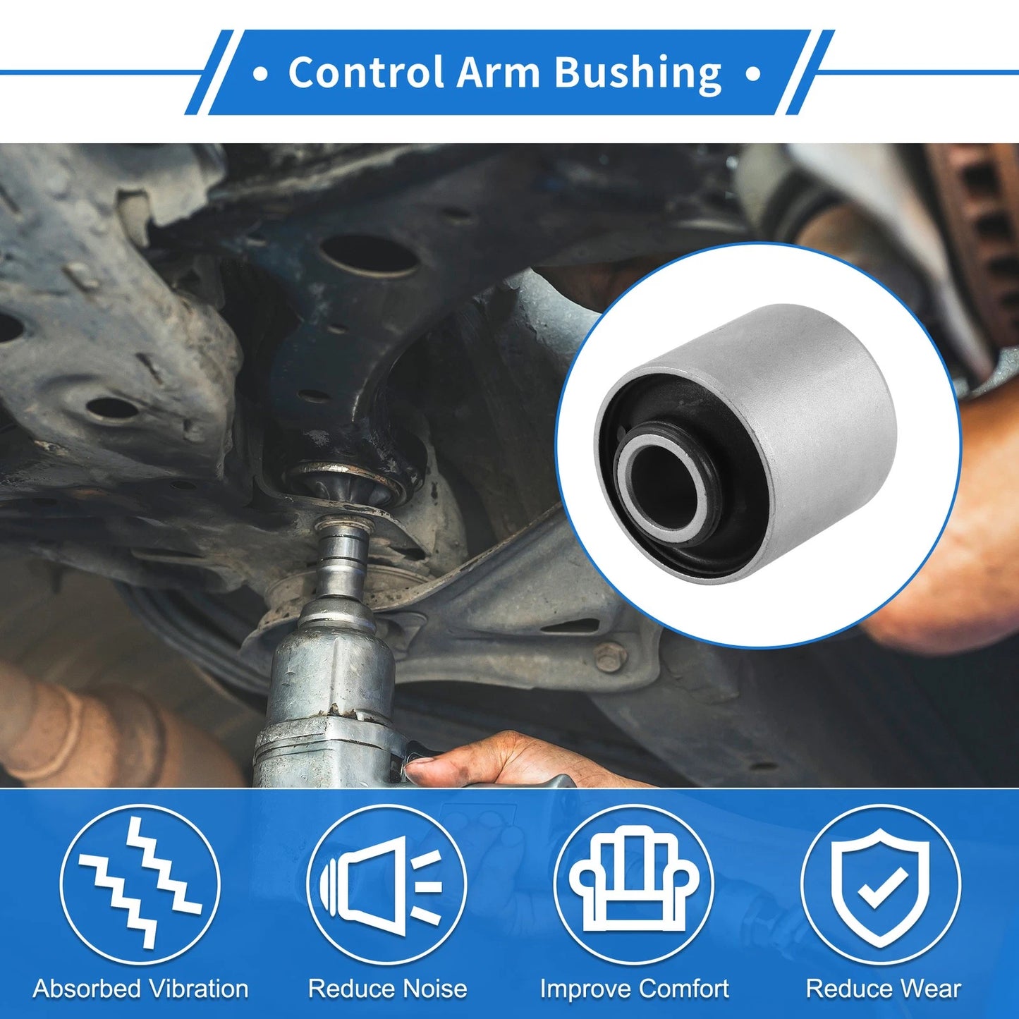 Rear Control Arm Suspension Bushing for Toyota Land Cruiser (1990-2001)