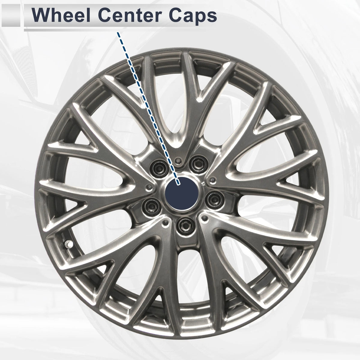 Wheel Center Caps 1pc for Toyota Tundra (2014–2021)