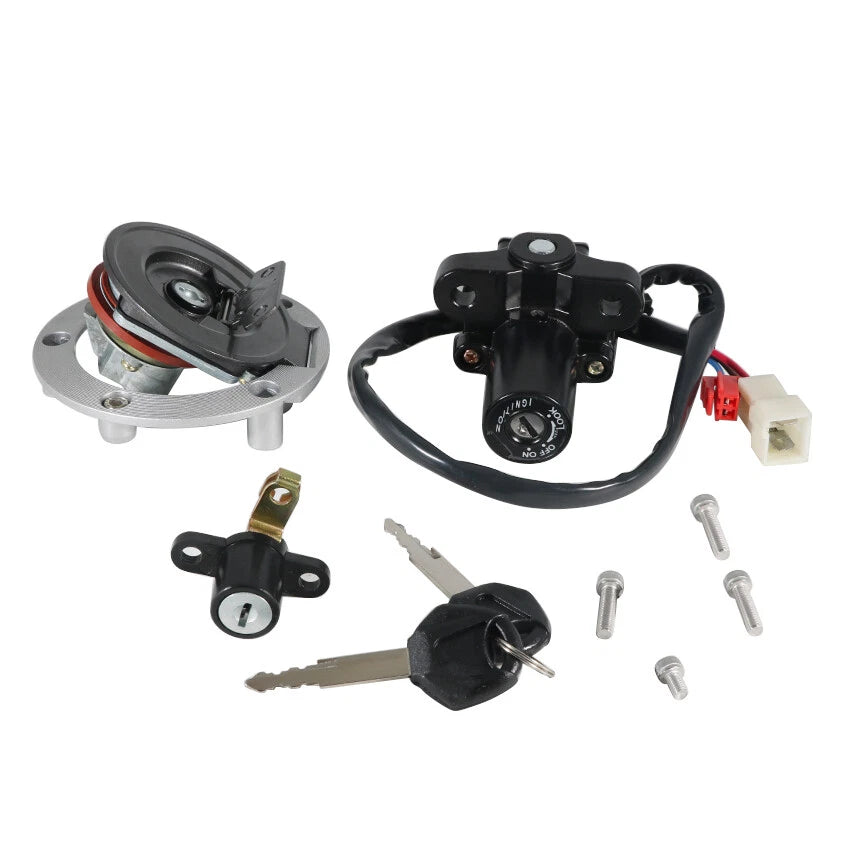Ignition Key Switch & Fuel Tank Cap Set for Yamaha FZ1 FZ1S FZ1N FZ1000 (2006-2015)
