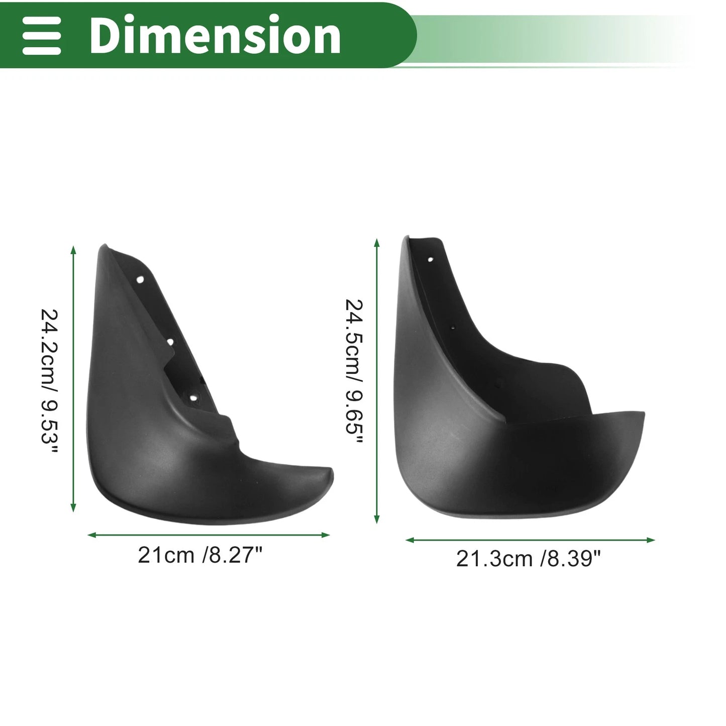 Mud Flaps Splash Guards Mud Guards for Buick Regal (2003–2008)