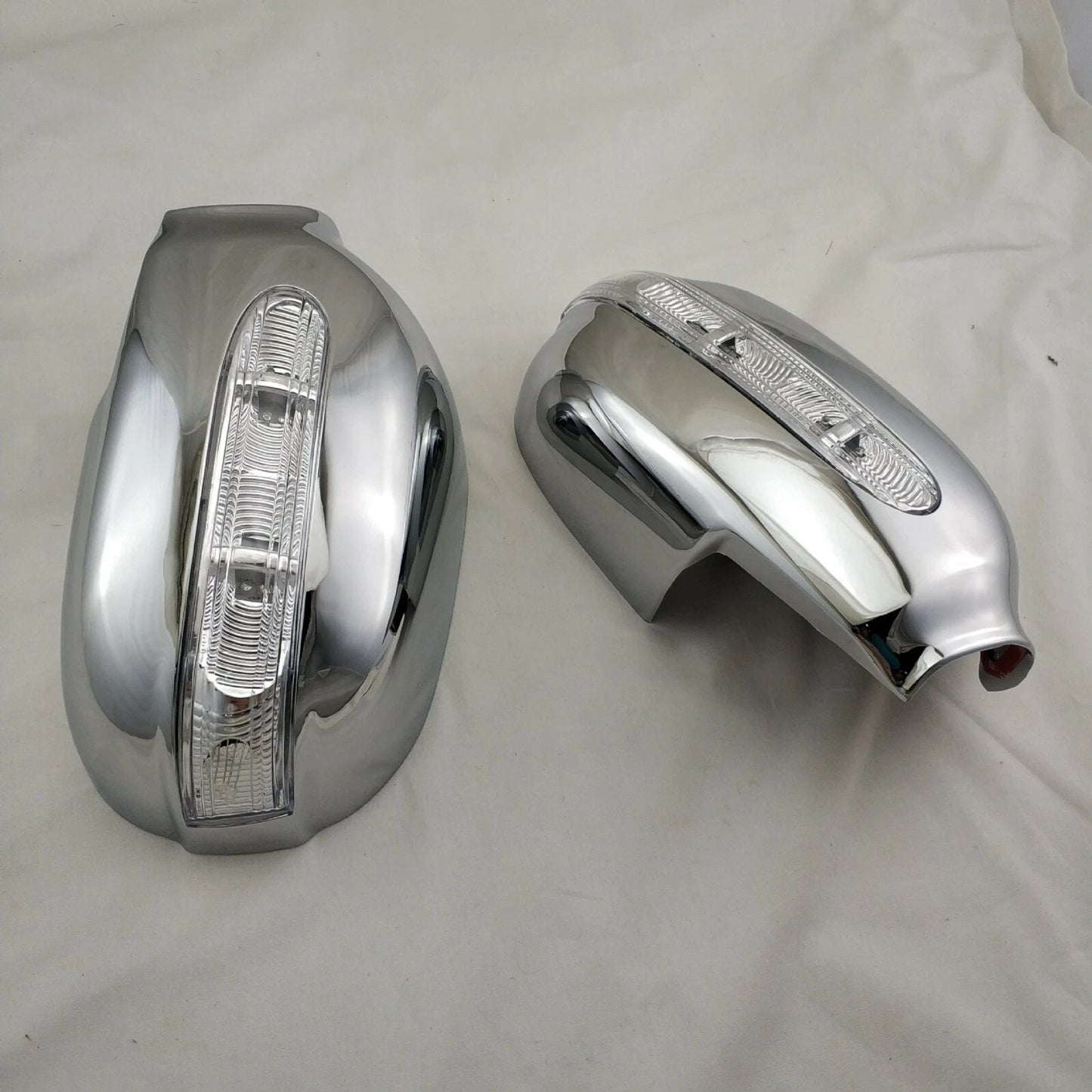 ABS Chrome LED Rearview Side Mirrors for 1993-1997 Toyota Corolla 2 x Mirrors