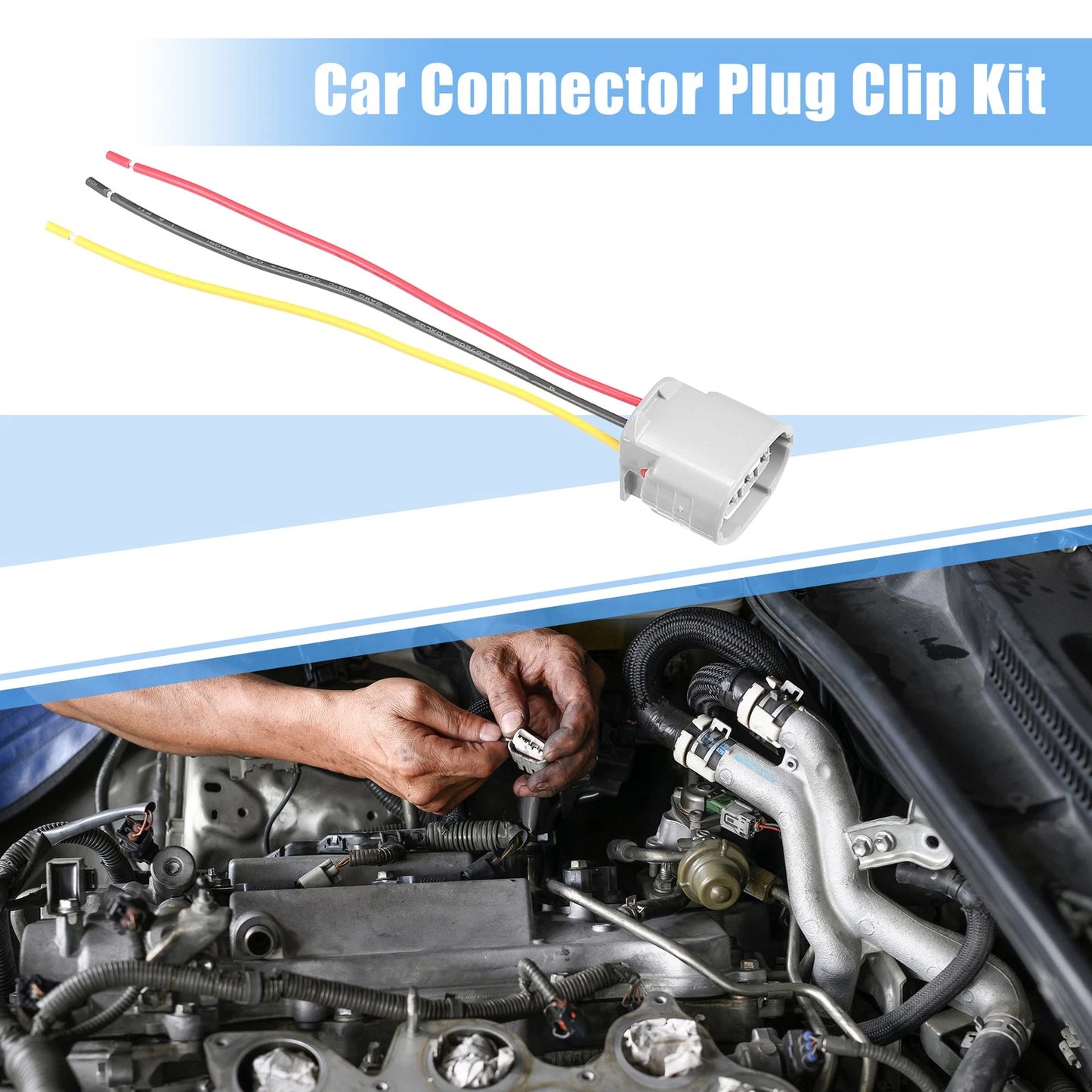3 Pin / Alternator Regulator Connector Adapter Plug for Toyota