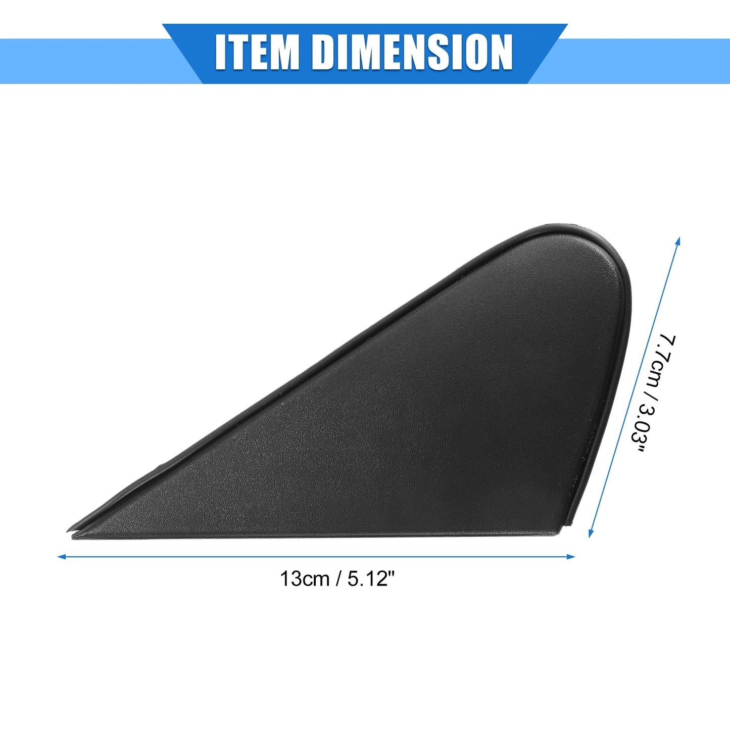 Side Rear View Mirror Corner Triangle Trim for Toyota RAV4 (2009-2012)