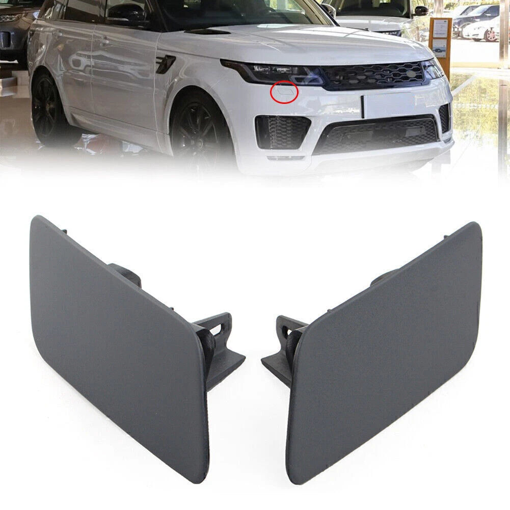 2 x Headlamp Washer Cover Caps for Land Rover Range Rover Sport (2018-2021)