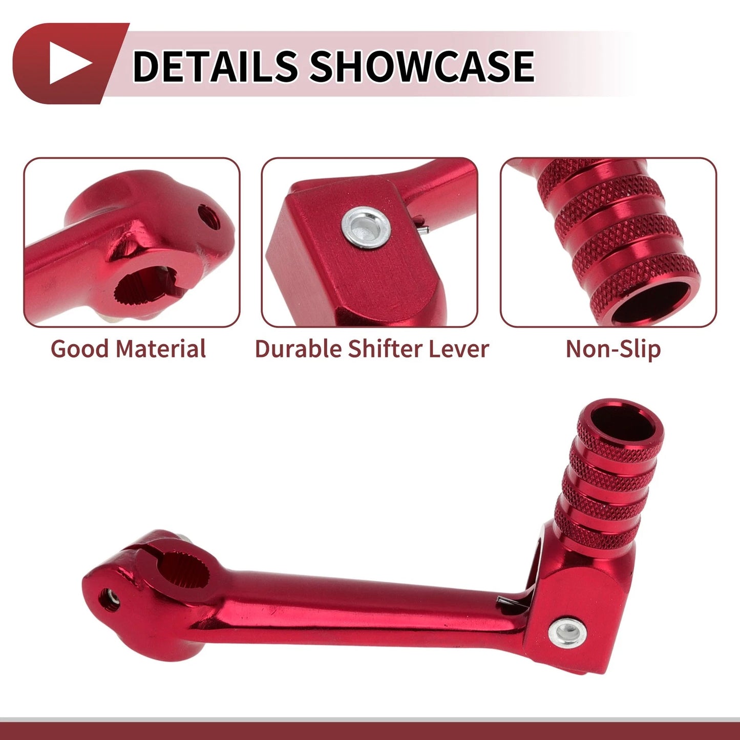 Folding Gear Shifter Lever Red for ZongShen NC250