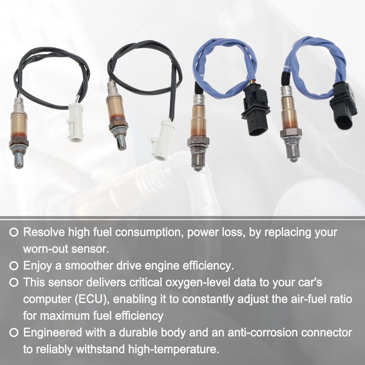 Oxygen Sensors 4 x for Ford F-150 V8 4.6L (2009-2010)