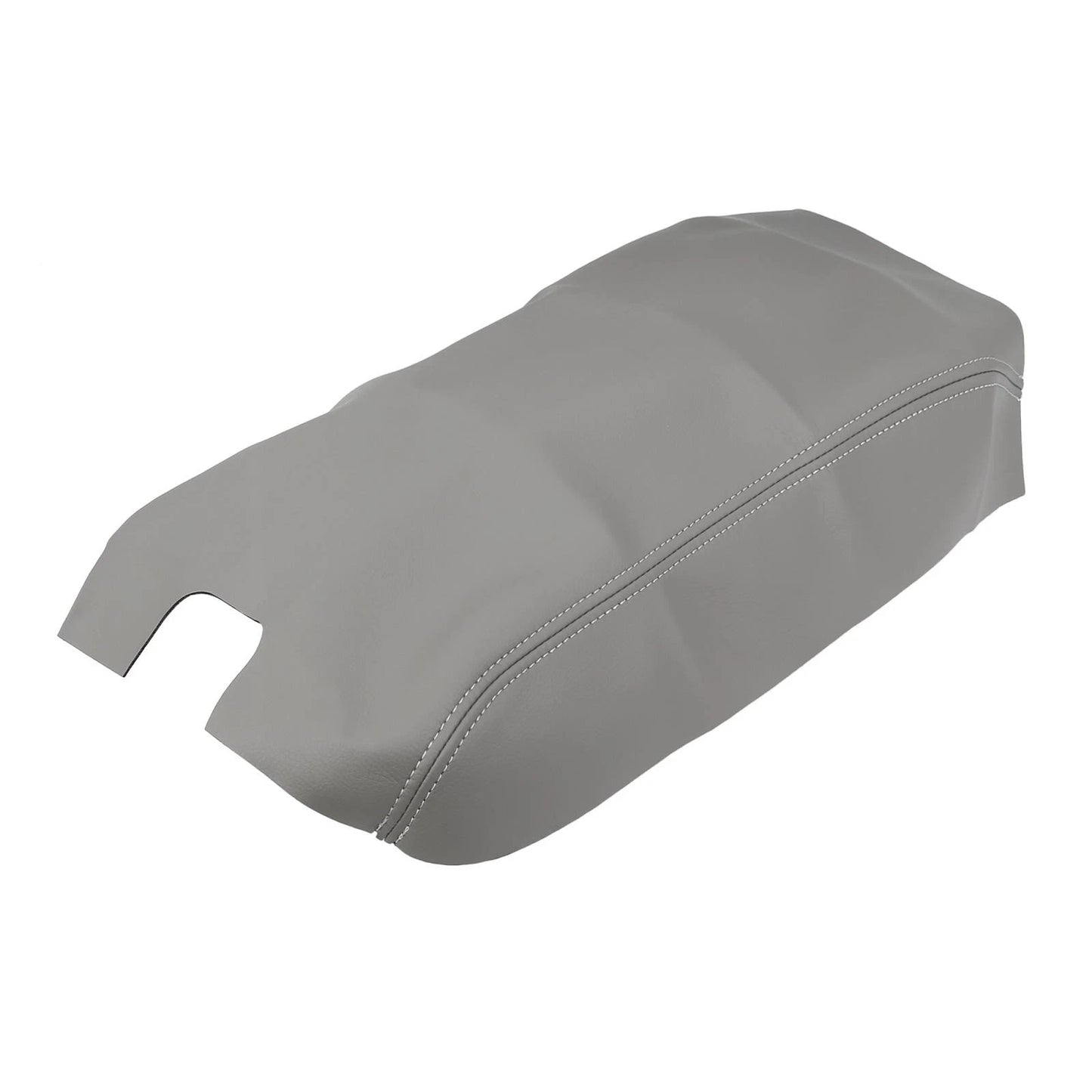 Car Center Console Lid Armrest Cover for Ford F150 (2009-2014) Gray