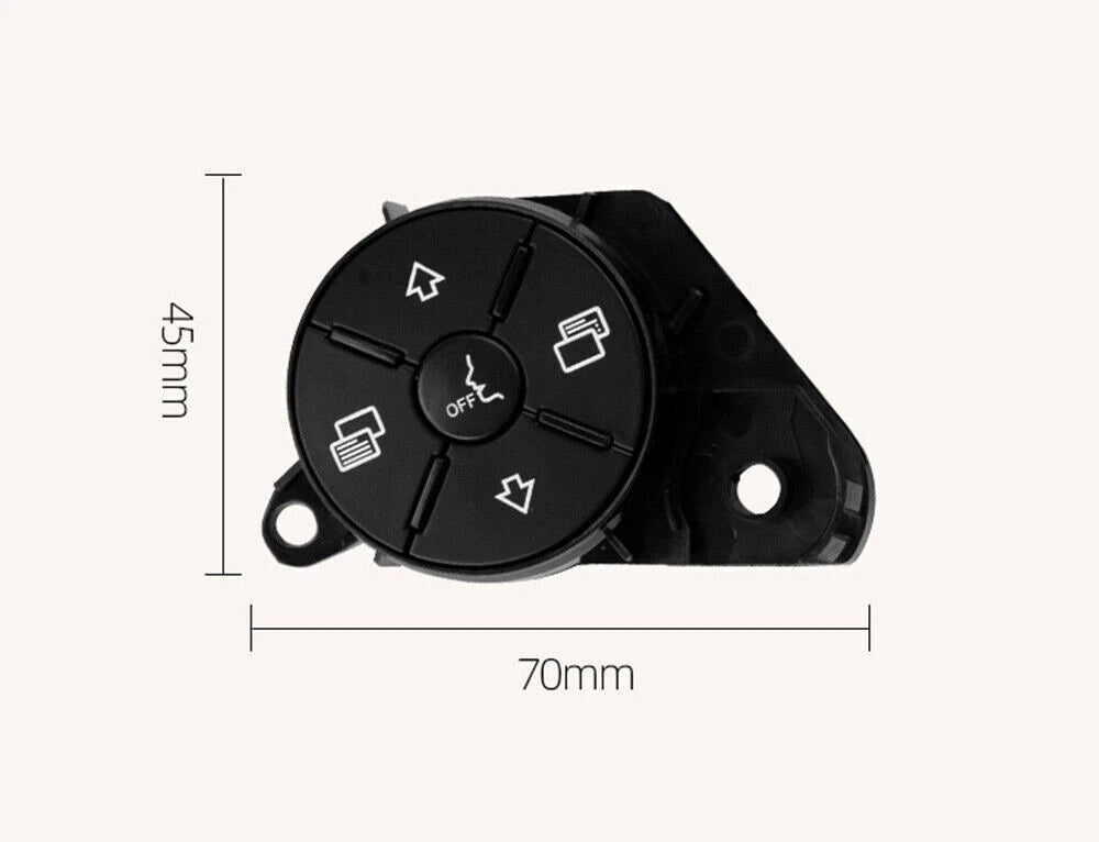 L+R Steering Wheel Button Covers for Mercedes Benz W164 ML GL W251 (2006-2012)
