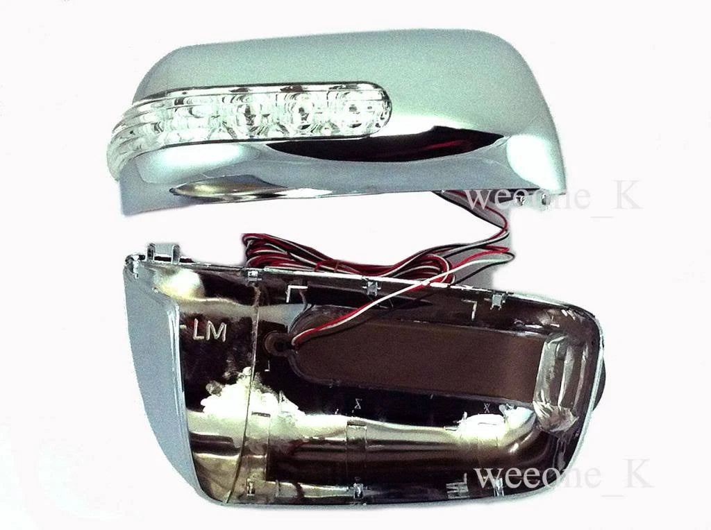 LED Chrome Mirror Covers for Mazda BT50 BT-50 (2009-2011)