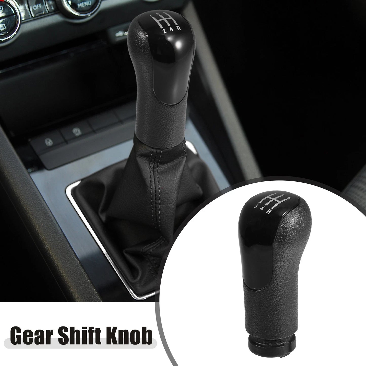 5 Speed Manual Gear Stick Shift Knob for Ford Fiesta Fusion Transit (2009-2023)