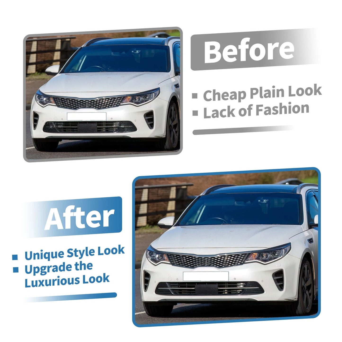 Grille for Kia Optima 2015 (1 Pcs) Front Bumper Cover