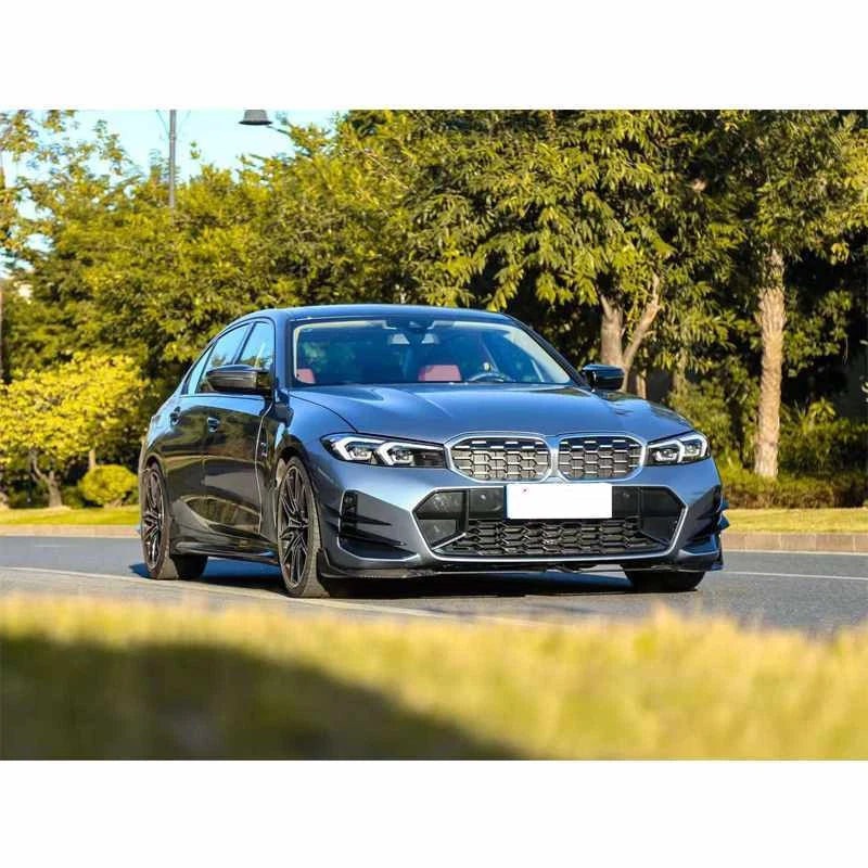 Dry Carbon Fiber Front Bumper Lower Lip Splitter for BMW G20 M Sport LCI 2023+