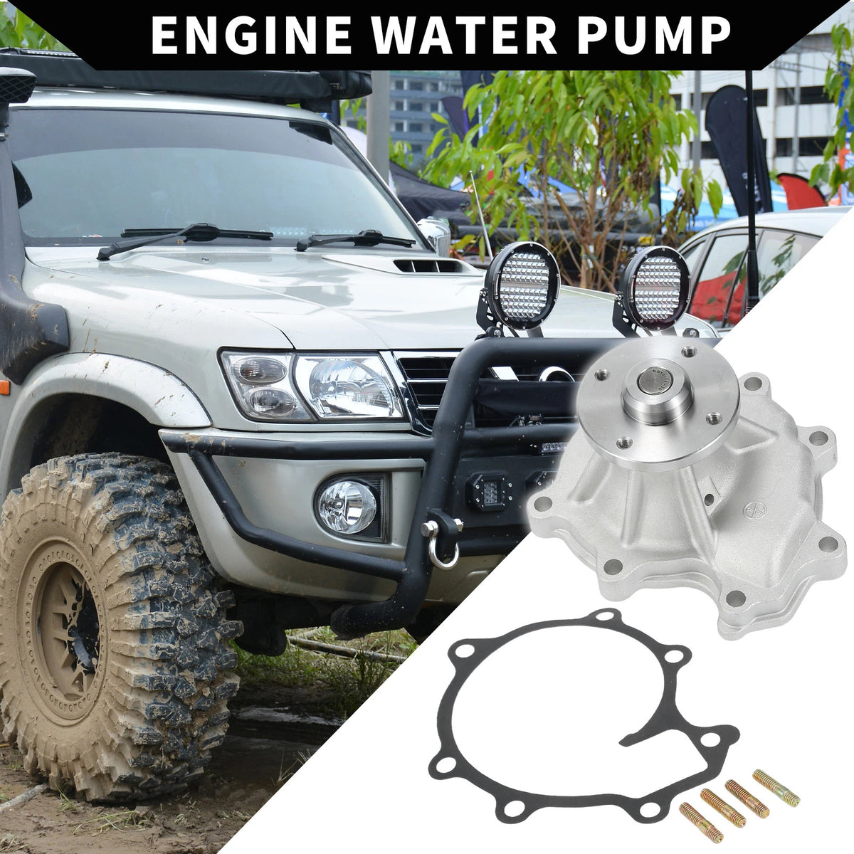 Water Pump Screw with Gasket for Nissan TB42