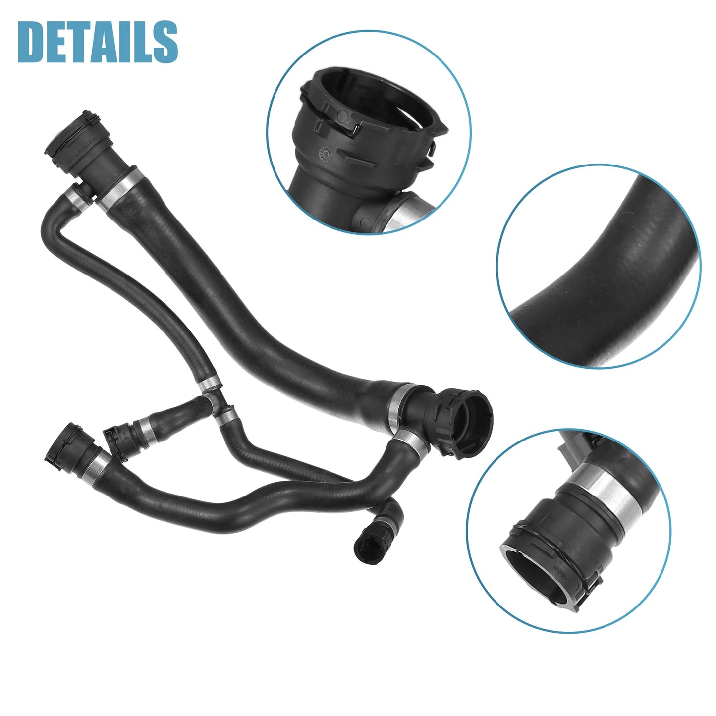 Radiator Coolant Heater Hose for BMW 745i (2002-2005)