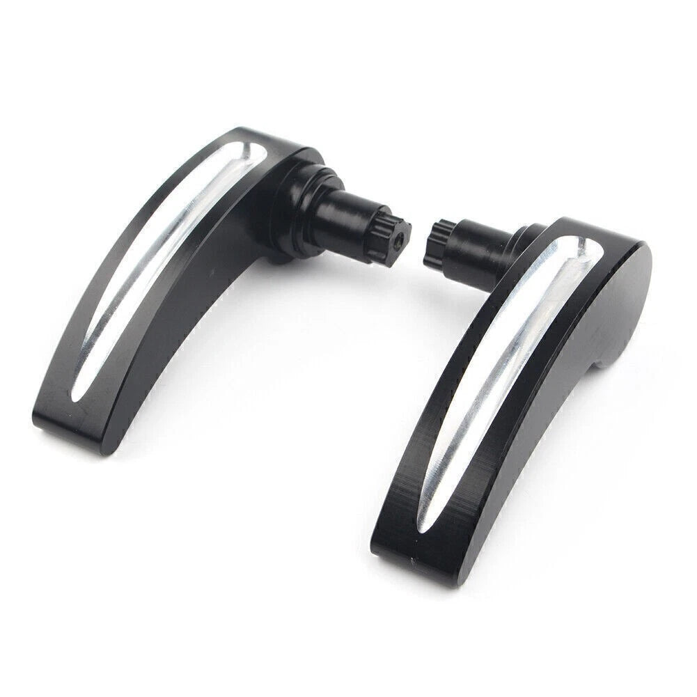 2 x Black Saddlebag Lid Lifter for Harley Touring Road King (2014-2018)