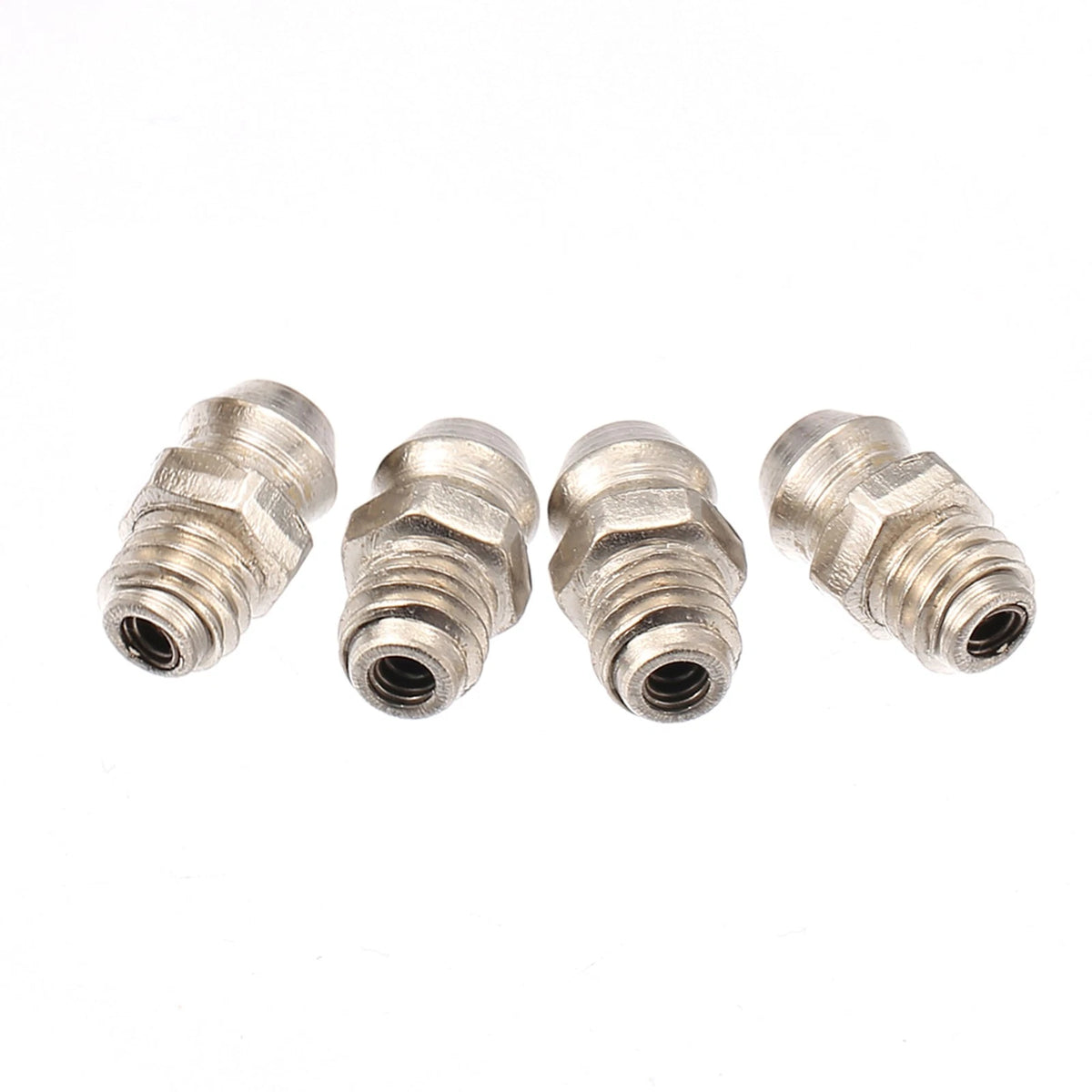 45pcs M6 x 1 Nickel Plated Straight Grease Nipple Fitting for Motorcycle Car