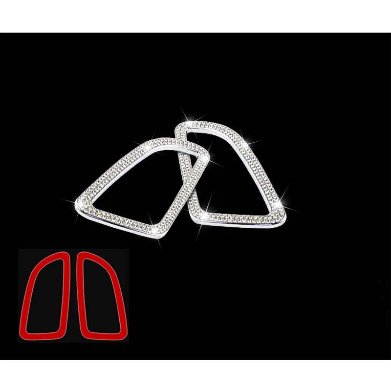 Crystal Air Condition Vent Outlet Cover Trim Border For Benz C GLC W205 2015+