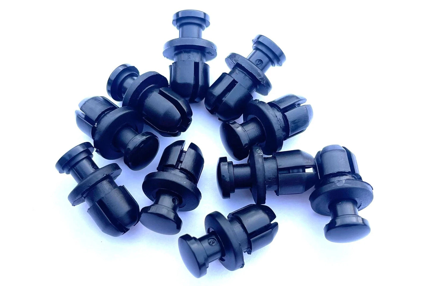 10x 8mm Carrosserie Tête de fourche Clips Plastique Pince Vis Rivets for Honda