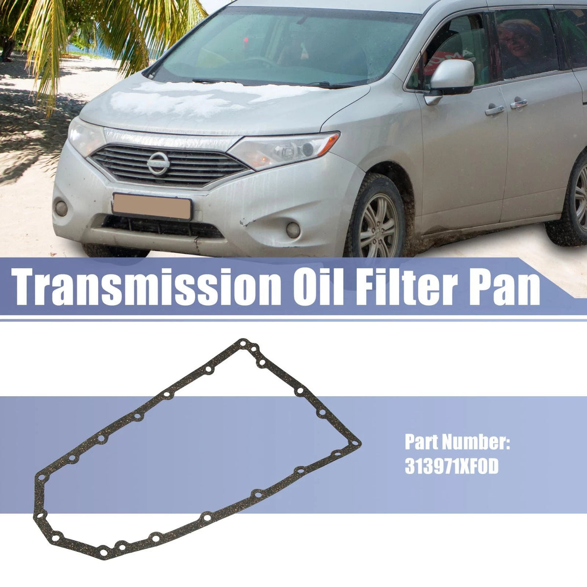 Transmission Oil Pan Gasket for Nissan Altima, Maxima (2002-2013)