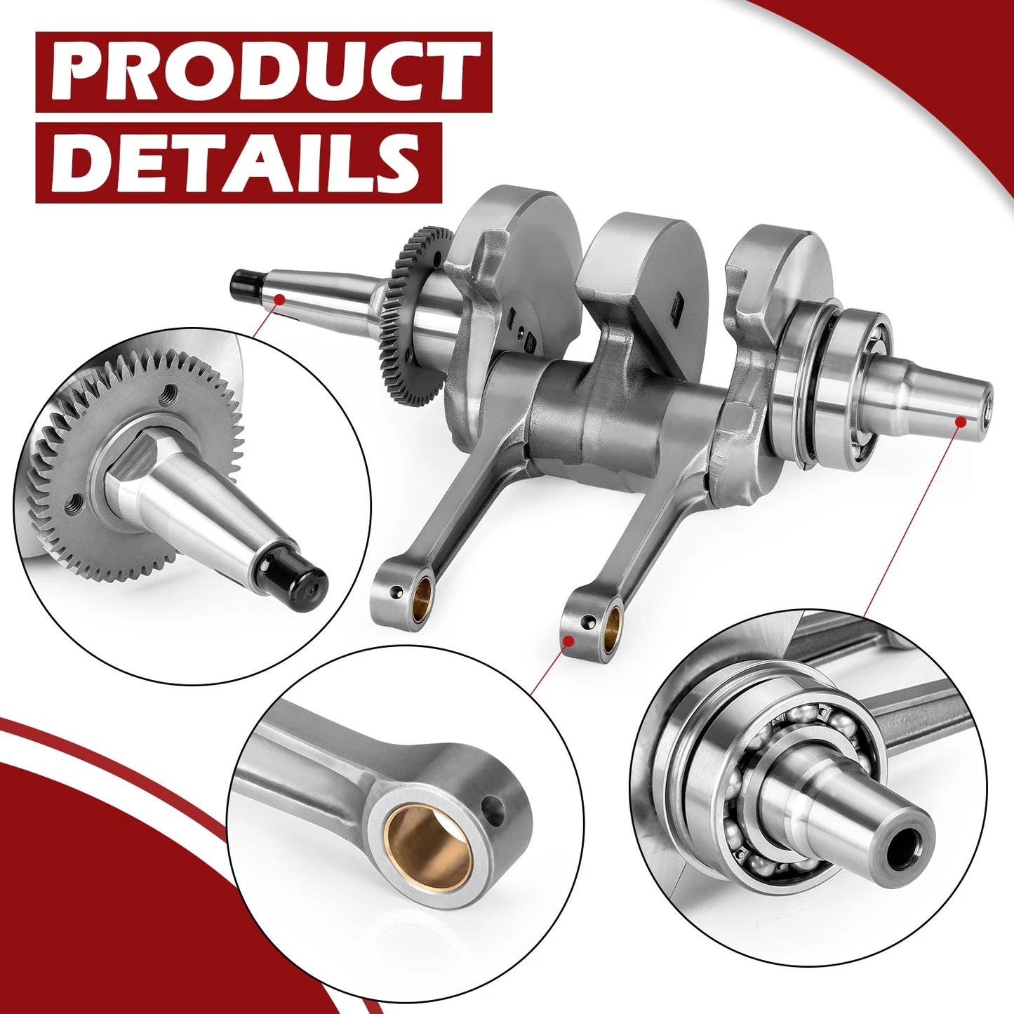 Crankshaft Rebuild Kit for Polaris Sportsman 800 6x6 EFI (2010–2014)